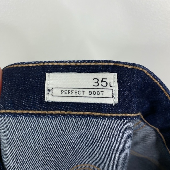 NWT Gap Perfect Boot Cut Jeans Dark Wash Sz. 20L/35L - Picture 10 of 13